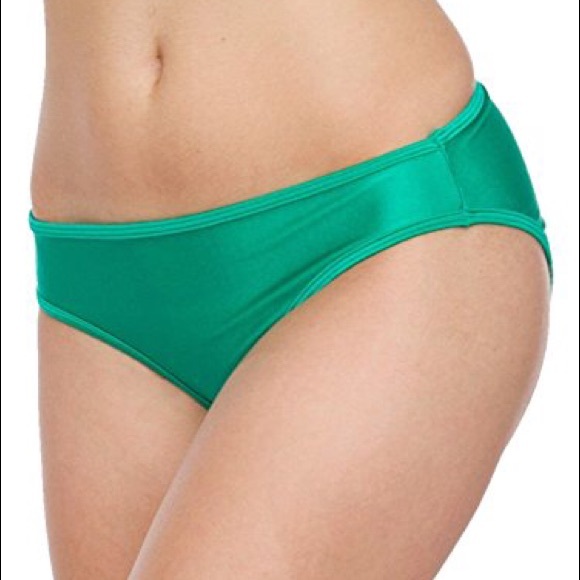 NWT AMERICAN APPAREL NYLON TRICOT SWIM FLAT BOTTOM - Picture 4 of 4